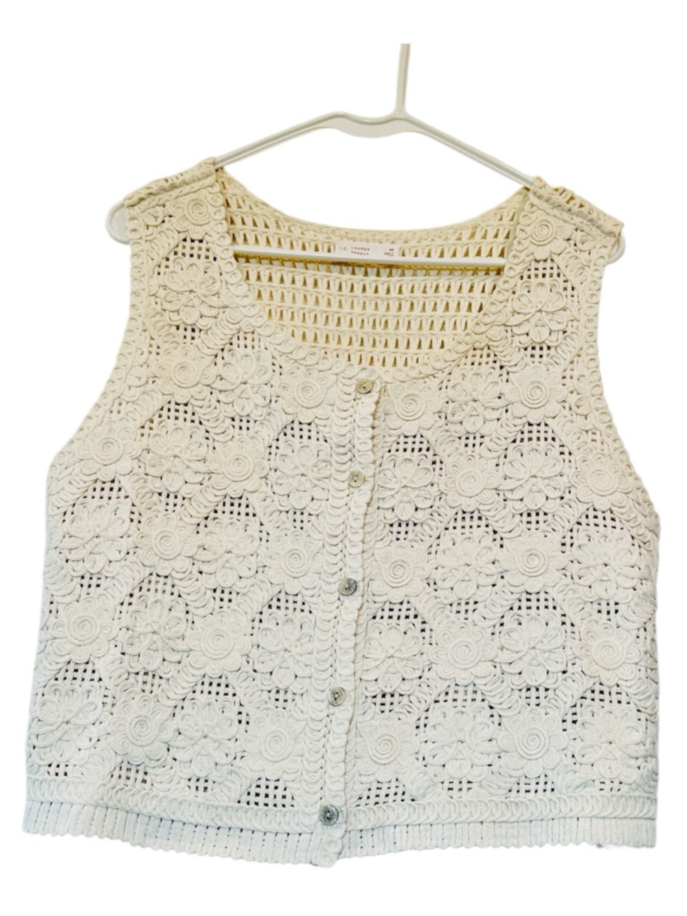 LC Lauren Conrad Crochet Top